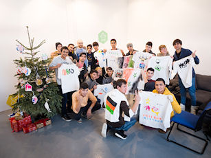 UN-Weihnachtsbasteln