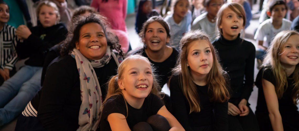 Kinder beim KinderKulturMonat 2018