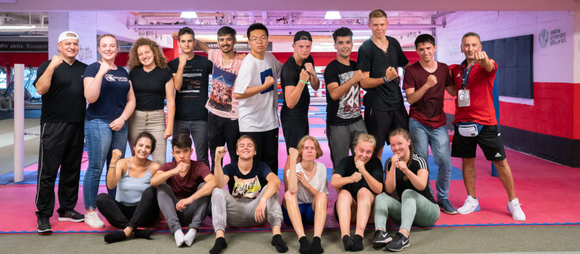 Teilnehmer vom durch Stiftung Berliner Leben gesponserten Lions Youth Camp