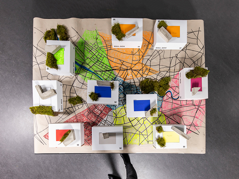 Kunstwerk Fresh A.I.R. Vogelperspektive